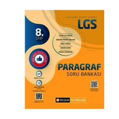 Pegem 8. Sınıf LGS Paragraf Soru Bankası