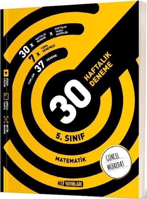 Hız Yayınları 5. Sınıf Matematik 30 Haftalık Deneme