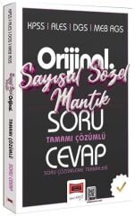 Yargı 2026 KPSS MEB-AGS ALES DGS Sayısal Sözel Mantık Orijinal Soru Cevap Kitabı Çözümlü Yargı Yayınları