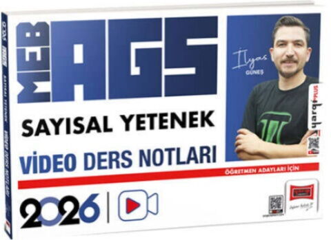 Yargı Yayınları 2026 MEB AGS Öğretmen Adayları İçin Sayısal Yetenek Video Ders Notları