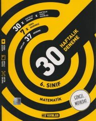 Hız Yayınları 6. Sınıf Matematik 30 Haftalık Kazanım Denemeleri