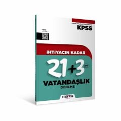 İhityacın Kadar KPSS Lisans Önlisans Ortaöğretim Vatandaşlık 24 Deneme Marka Yayınları