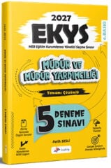 Dizgi Kitap 2027 MEB EKYS Müdür ve Müdür Yardımcılığı Tamamı Çözümlü 5 li Deneme
