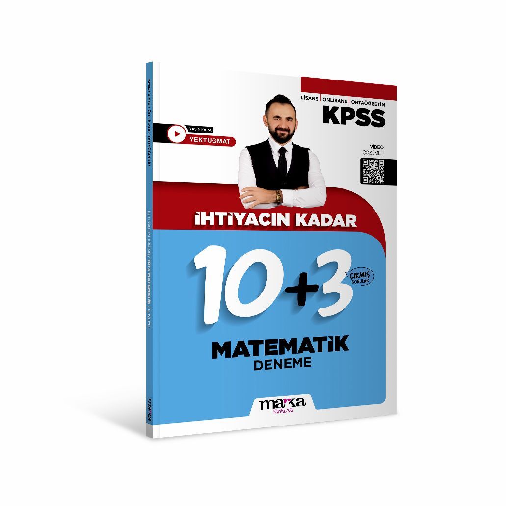 İhityacın Kadar KPSS Lisans Önlisans Ortaöğretim Matematik 13 Deneme Marka Yayınları