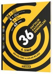 Hız Yayınları 8. Sınıf Din Kültürü ve Ahlak Bilgisi Haftalık 36 Deneme Hız Yayınları