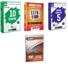 Pegem 2026 Ön Lisans 10 Deneme + Yediiklim Ön Lisans 8 Deneme + Pegem Ön Lisans Çıkmış Sorular Seti