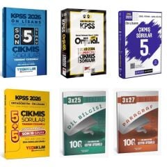 2026 KPSS Ön Lisans Ortaöğretim Çıkmış Sorular Süper Karma Set