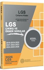 Dizgi Kitap 2027 MEB LGS Sözel Türkçe Çalışma Kitabı Çıkmış Sorular ve Örnek Sorular