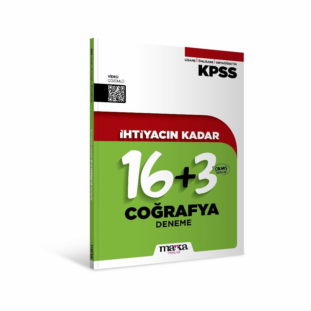 İhityacın Kadar KPSS Lisans Önlisans Ortaöğretim Coğrafya 19 Deneme Marka Yayınları