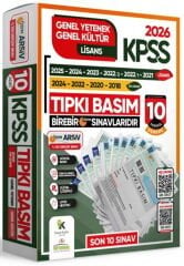 İnformal Yayınları 2026 KPSS Genel Yetenek Genel Kültür Çıkmış Soru Tıpkı Basım 10lu Deneme Paketi
