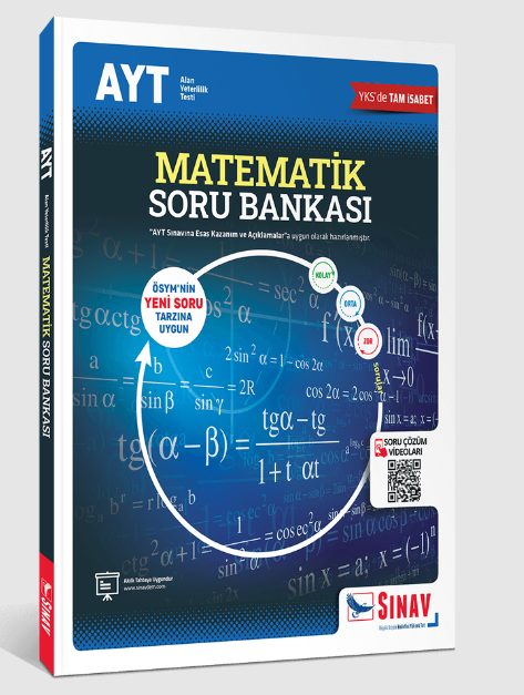 Sınav Yayınları 2023 AYT Matematik Soru Bankası