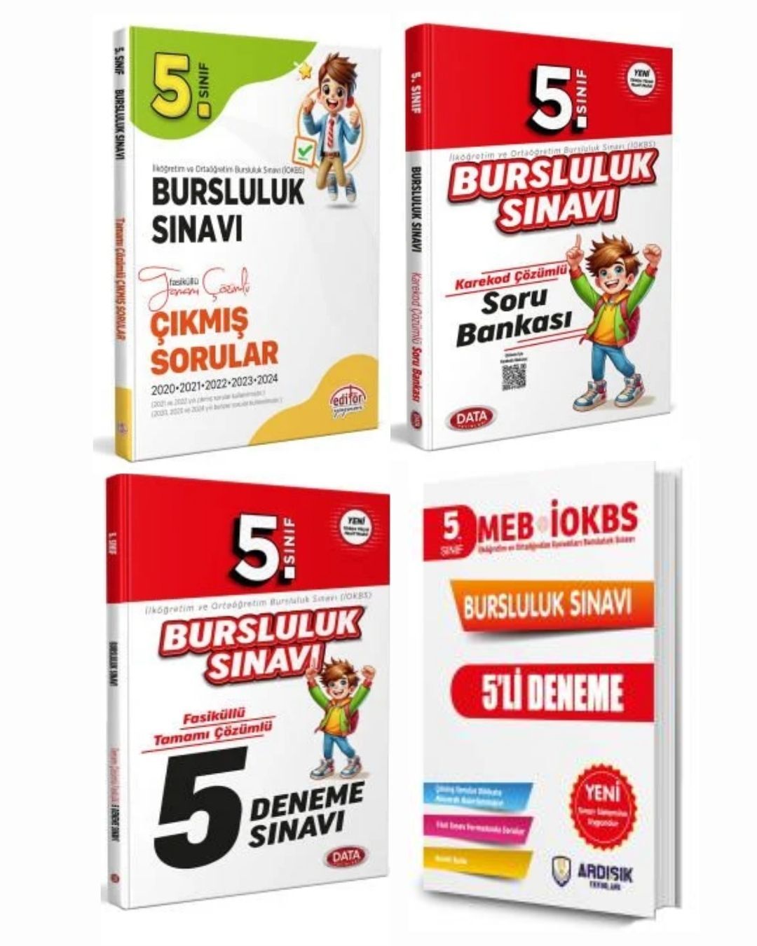 Data 2025 5. Sınıf Bursluluk Soru Bankası + Çıkmış Soru + 10 Deneme Data+Ardışık