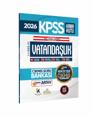 İnformal Yayınları 2026 KPSS Lisans Önlisans Ortaöğretim Vatandaşlık Kara Kutu ÖSYM Son 15 Yıl Çıkmış Soru Bankası