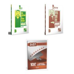 2027 Benim Hocam TYT ve Video Çözümlü Din TYT-AYT Kültürü Ahlak Bilgisi ve + Felsefe TYT Tamamı Konu 3'lü Set