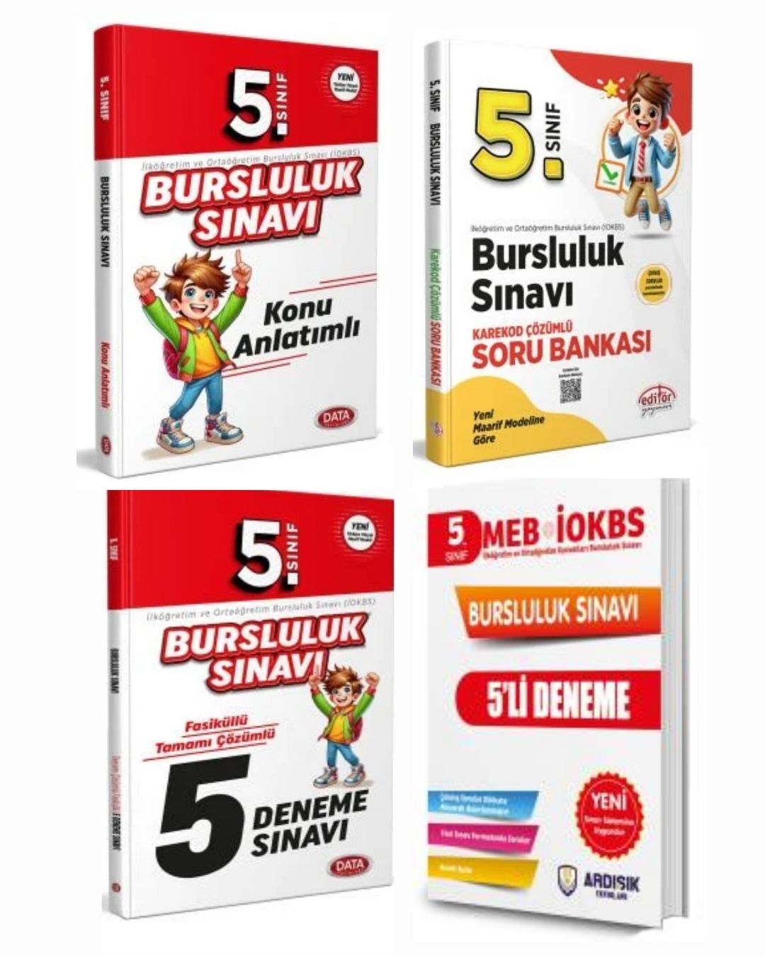 Data 2025 5. Sınıf Bursluluk Konu + Soru + 10 Deneme Data + Ardışık