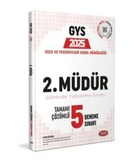 Data Yayınları 2025 GYS Ceza ve Tevkifevleri 2. Müdür 5 Deneme Sınavı