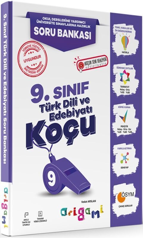 Tammat Yayıncılık 9. Sınıf Türk Dili ve Edebiyatı Origami Soru Bankası