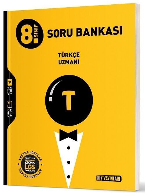 Hız Yayınları 8. Sınıf Türkçe Uzmanı Soru Bankası