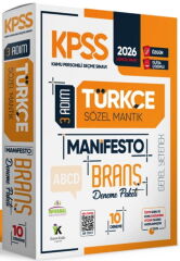 İnformal Yayınları 2026 KPSS Türkçe 3 Adım Manifesto 10 lu Branş Deneme Paketi