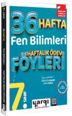 2027 Ders Arkadaşım 7. Sınıf Fen Bilimleri 36 Haftalık Ödev Föyleri