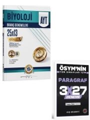 BilgiSarmal 2027  AYT Biyoloji 25 x 13 Branş Denemeleri+ EVP Akademi Paragraf