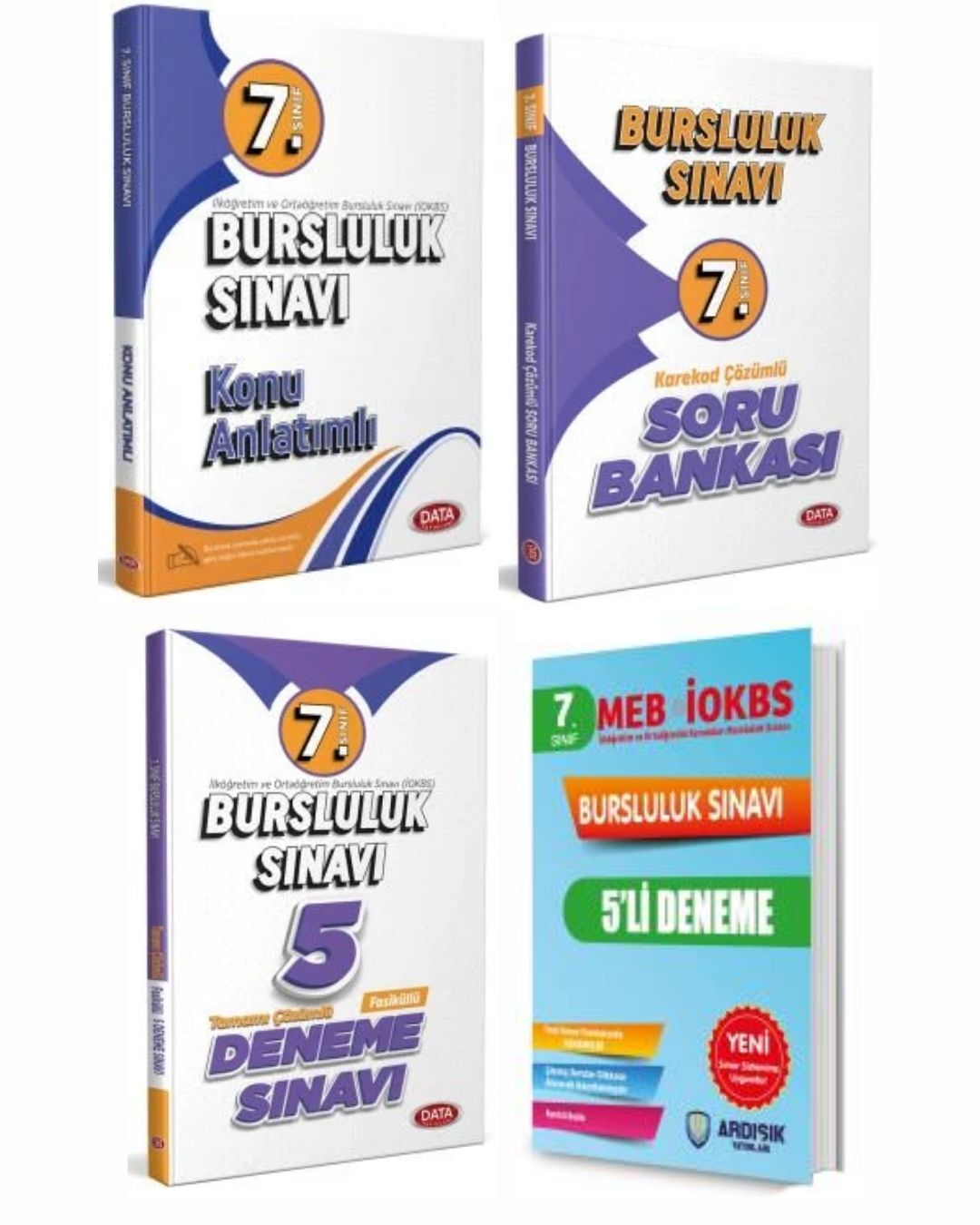 Data 2025 7. Sınıf Bursluluk Konu + Soru + 10 Deneme Data + Ardışık