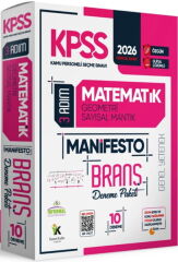 İnformal Yayınları 2026 KPSS Matematik 3 Adım Manifesto Branş Deneme