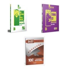 2027 Benim Hocam TYT Din Kültürü ve Ahlak Bilgisi Konu + TYT Türkçe Konu + anla kazan paragraf deneme 3'lü Set