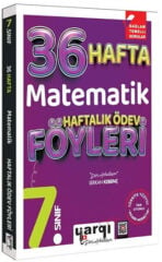 2027 Ders Arkadaşım 7. Sınıf Matematik 36 Haftalık Ödev Föyleri