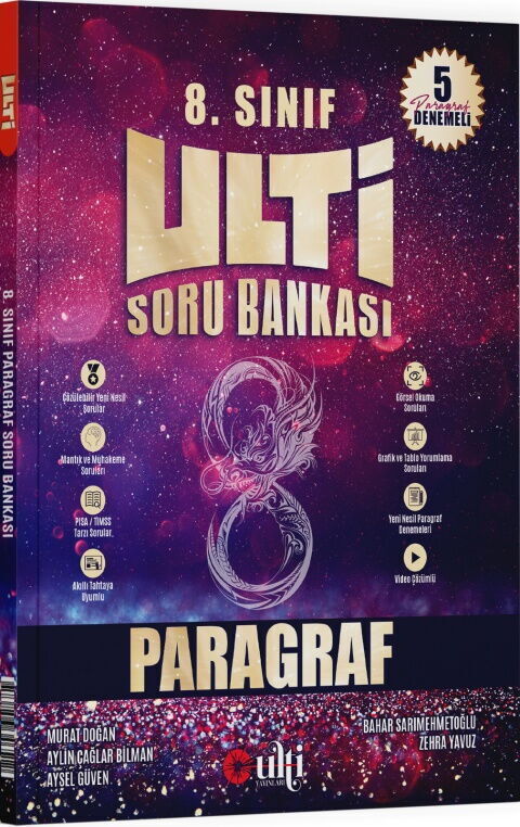 2027 Ulti Yayınları 8. Sınıf Paragraf Serisi Soru Bankası