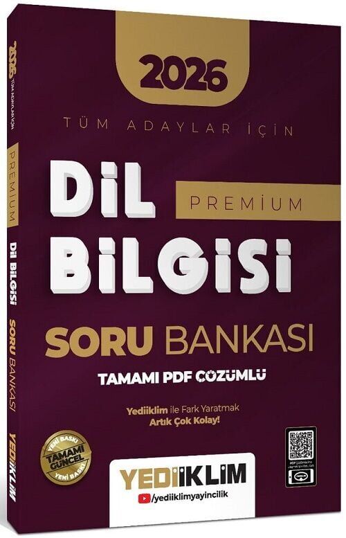Yediiklim 2026 KPSS ALES DGS TYT AYT Dil Bilgisi Premium Soru Bankası Çözümlü Yediiklim Yayınları