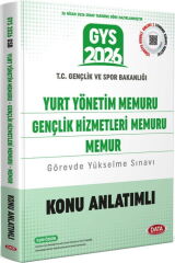 Data Yayınları 2026 GYS Gençlik Ve Spor Bakanlığı Yurt Yönetim Memuru Gençlik Hizmetleri Memuru Memur Konu Anlatımlı