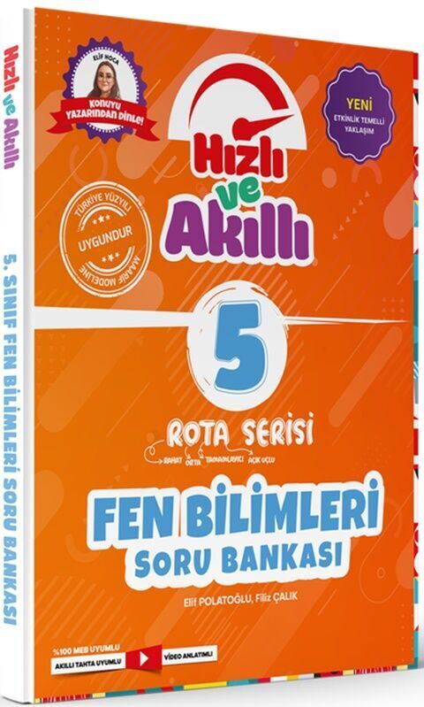 Tammat Yayıncılık 5. Sınıf Fen Bilimleri Rota Serisi Hızlı ve Akıllı Soru Bankası