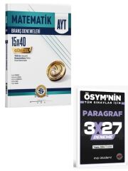 BilgiSarmal 2027 AYT Matematik 15 x 40 Branş Denemeleri+ EVP Akademi Paragraf