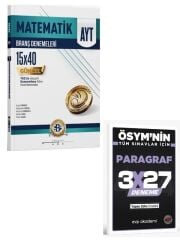 BilgiSarmal 2027 AYT Matematik 15 x 40 Branş Denemeleri+ EVP Akademi Paragraf
