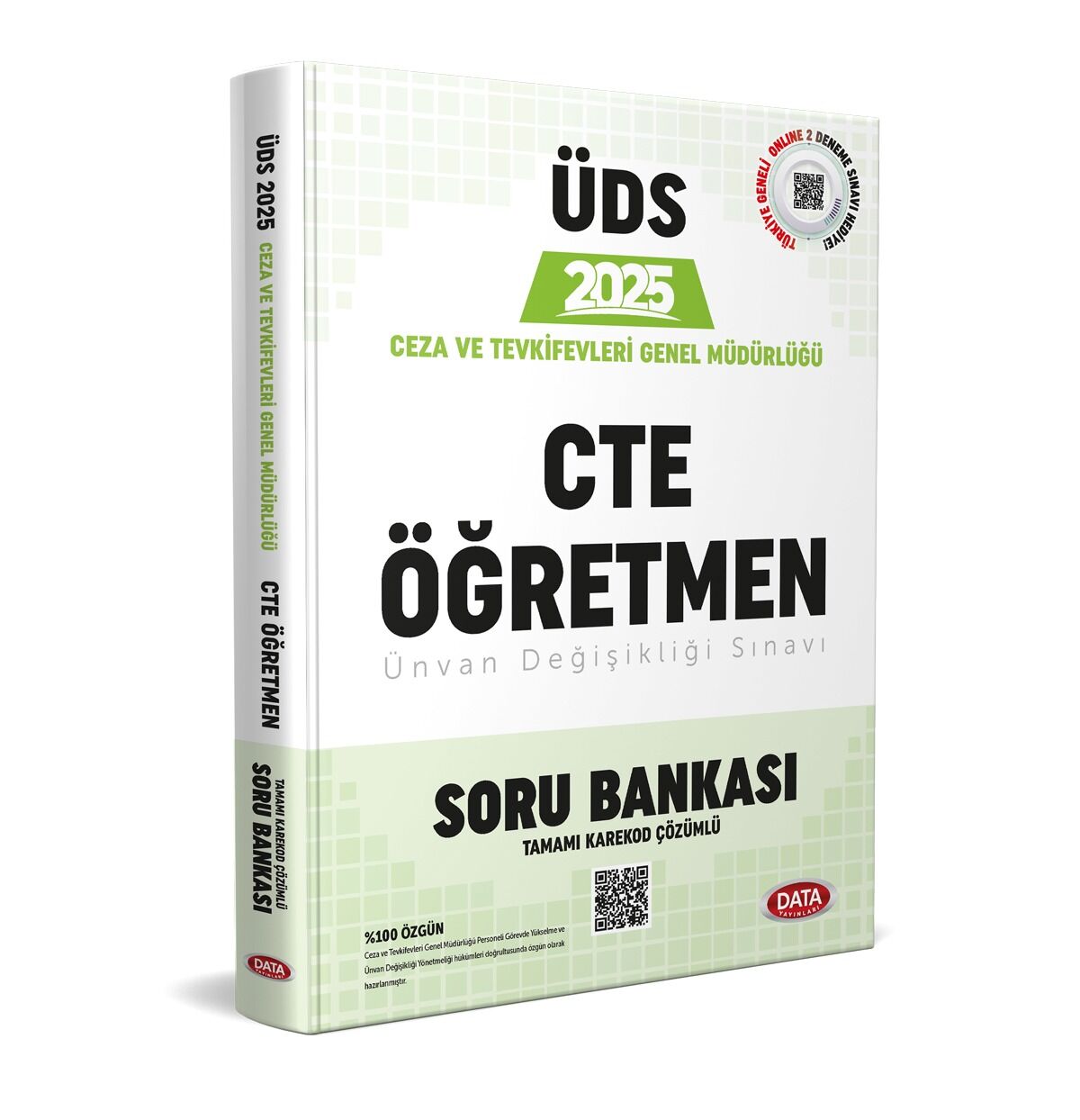 Data 2025 UDS Ceza ve Tevkifevleri Öğretmen Unvan Değişikliği Soru Bankası Data Yayınları