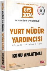 Data Yayınları 2026 GYS Gençlik Ve Spor Bakanlığı Yurt Müdür Yardımcısı Konu Anlatımlı