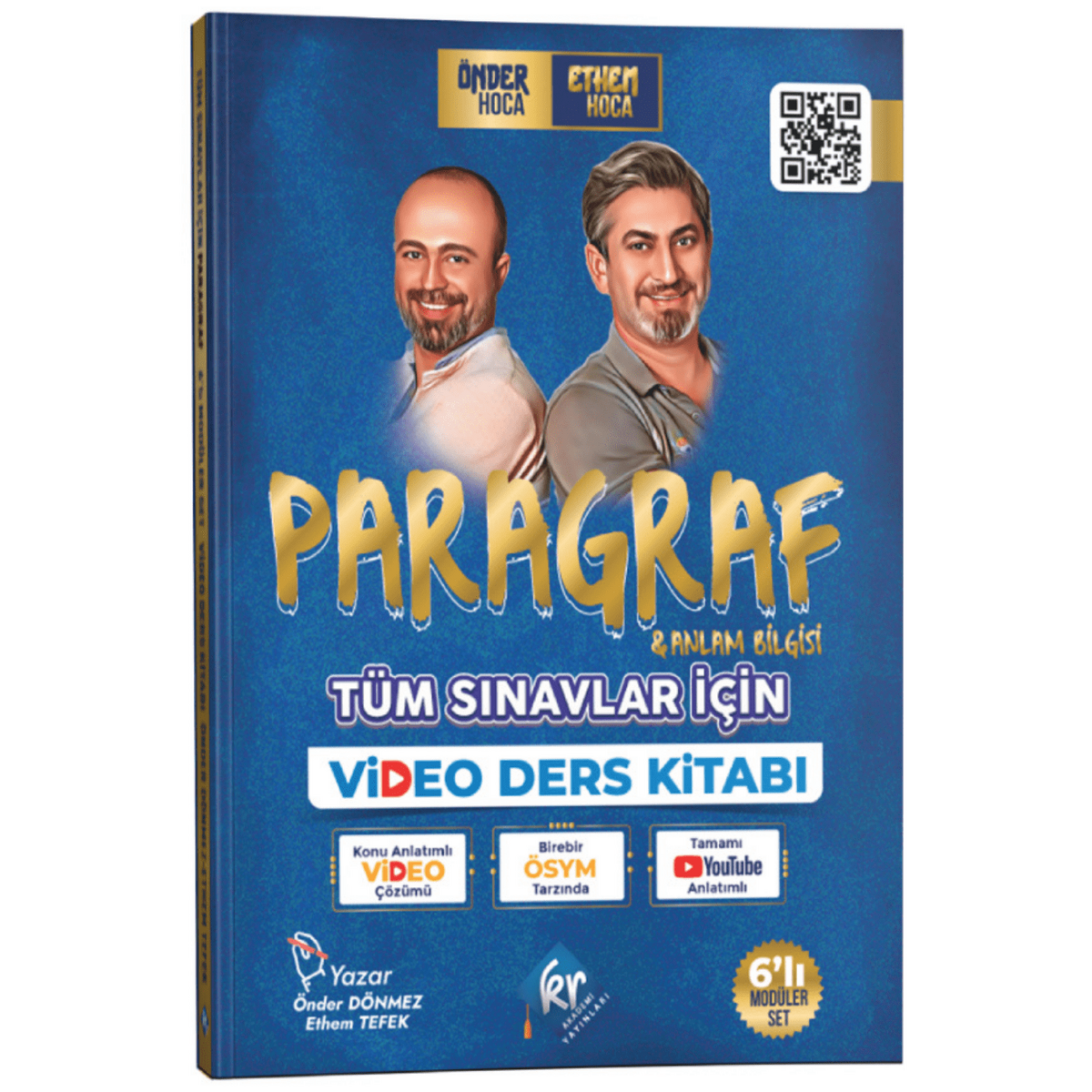 KR Akademi KPSS DGS ALES YKS Paragraf ve Anlam Bilgisi Video Ders Kitabı