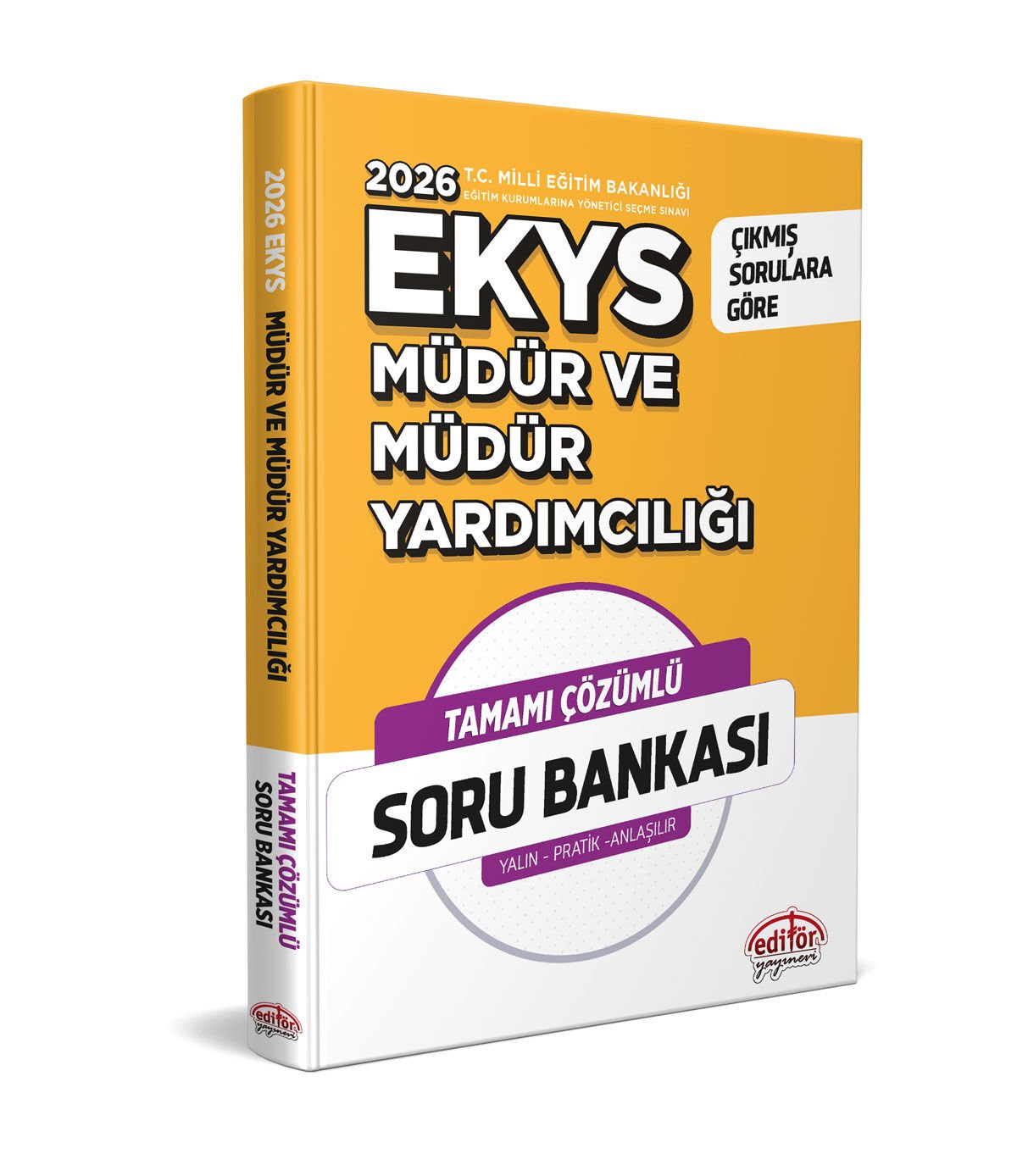Editör 2026 MEB EKYS Müdür ve Yardımcılığı Soru Bankası Çözümlü Editör Yayınları