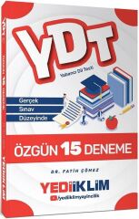 Yediiklim YDT 15 Özgün Deneme - Fatih Çömez Yediiklim Yayınları
