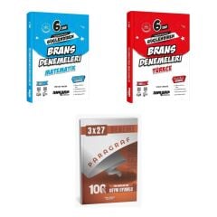 2027 Ankara 6. Sınıf Güçlendiren Branş Matematik + Türkçe Deneme + anla kazan paragraf deneme 3'lü Set