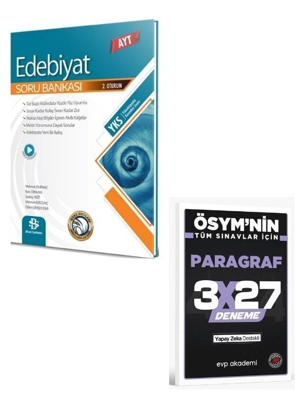 BilgiSarmal 2027 AYT Edebiyat Soru Bankası+ EVP Akademi Paragraf