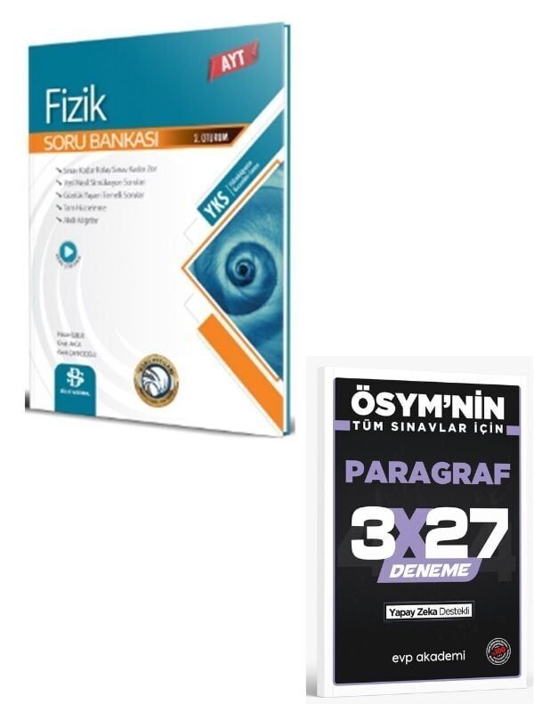 BilgiSarmal 2027 AYT Fizik Soru Bankası+ EVP Akademi Paragraf