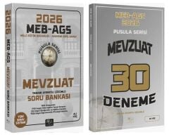 CBA Akademi 2026 MEB-AGS Mevzuat Soru Bankası + 30 Deneme 2 li Set Pusula Serisi - Ali Koç CBA Akademi