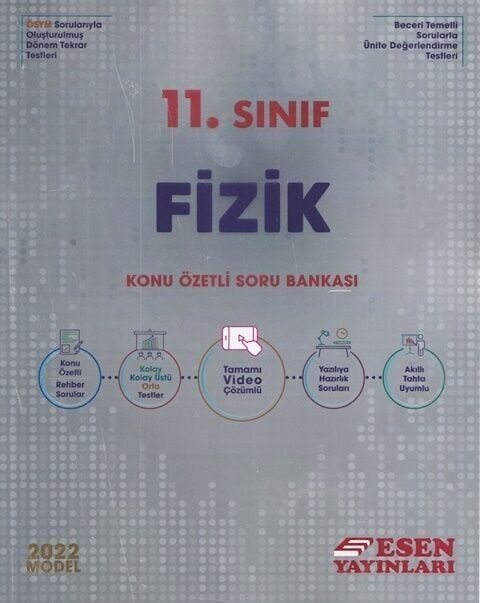 Esen Yayınları 11. Sınıf Fizik Konu Özetli Soru Bankası
