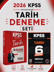 Tonyukuk Yayınları 2026 KPSS Tarih 30 Deneme & KPSS Tarih 6 Deneme EVP Akademi Seti