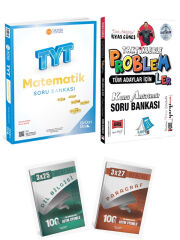 Anla Kazan 2026 ÜçDörtBeş TYT Matematik Soru + Yargı Taktiklerle Problem Soru + Anka Deneme 4lü Set