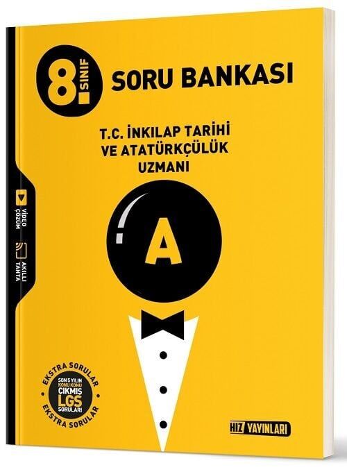 Hız Yayınları 8. Sınıf T.C. İnkılap Tarihi ve Atatürkçülük Uzmanı Soru Bankası