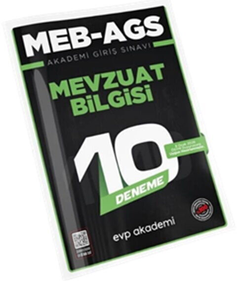 MEB AGS Mevzuat Bilgisi 10 Deneme EVP Akademi