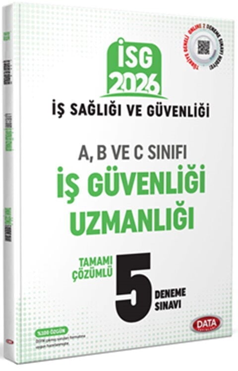 Data Yayınları 2026 İş Sağlığı Güvenliği A-B ve C İş Güvenliği Uzmanlığı 5 Deneme